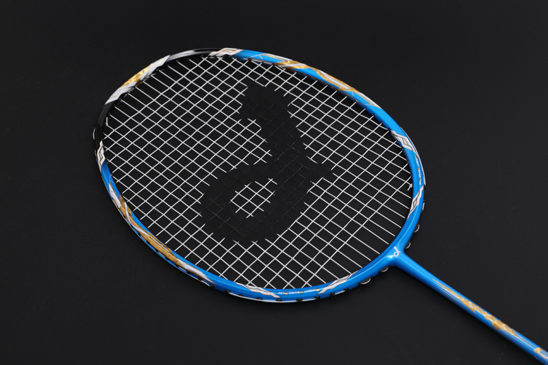 Raquete de badminton de carbono premium Cx-b668 azul