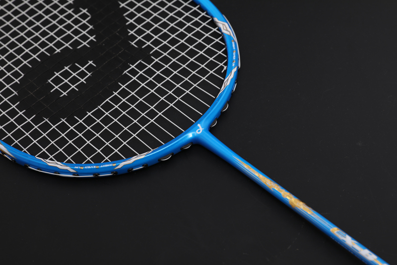 Raquete de badminton de carbono premium Cx-b668 azul