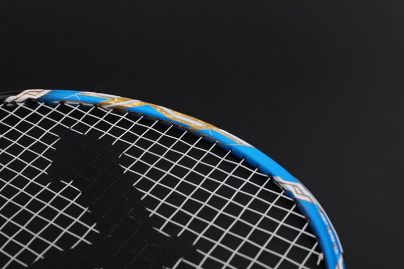 Raquete de badminton de carbono premium Cx-b668 azul