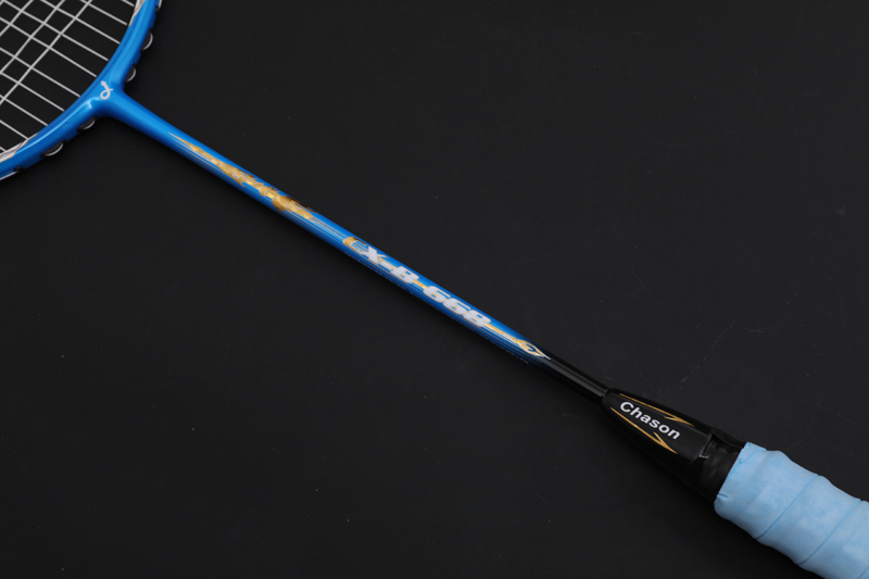 Raquete de badminton de carbono premium Cx-b668 azul