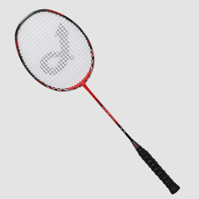 Raquete de badminton de carbono premium CX-B658 vermelho