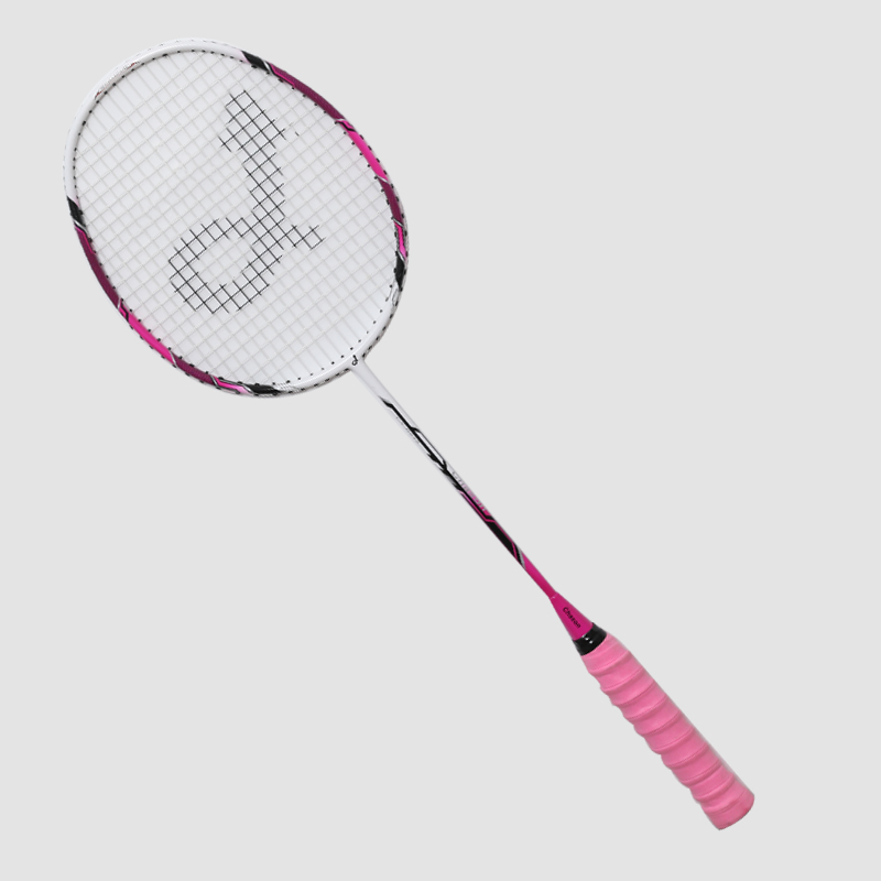 Raquete de penas de carbono CX-B618 Rosa