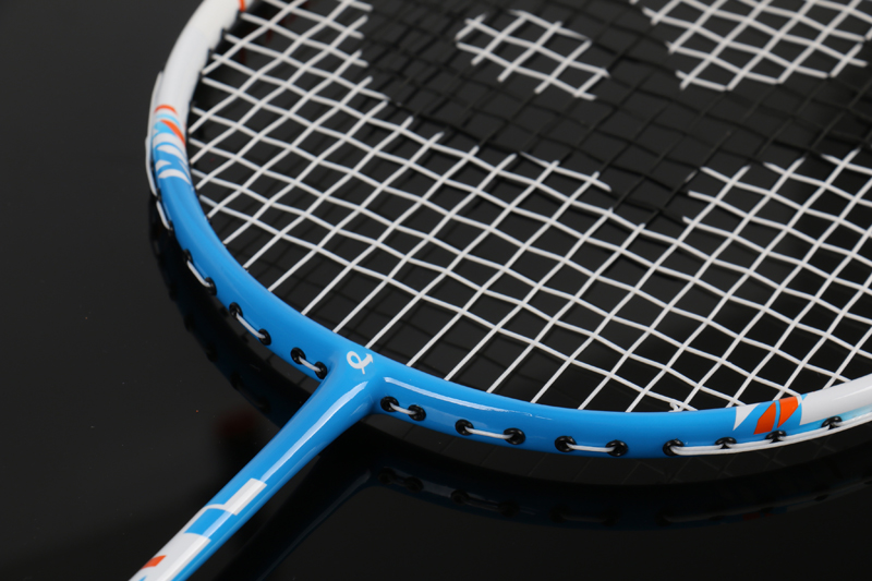 Raquete de badminton integrada com tubo médio de liga de alumínio CX-B328 azul