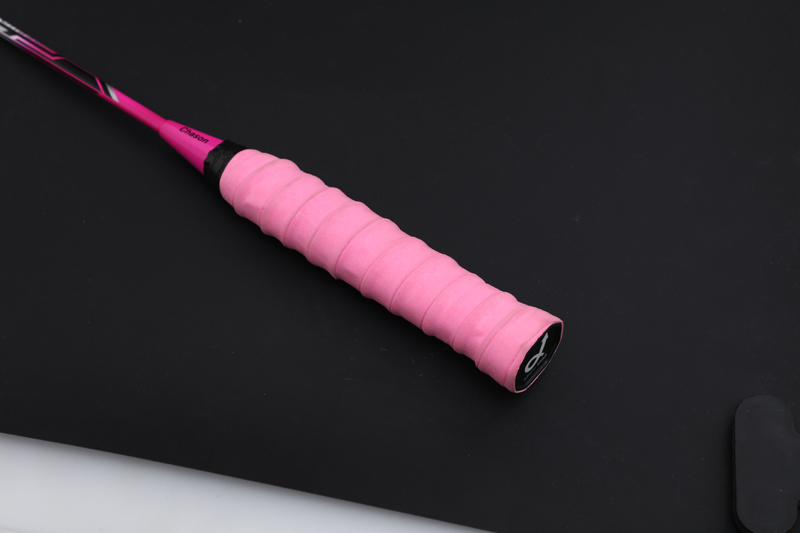 Raquete de penas de carbono CX-B618 Rosa